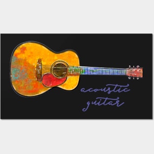 Acoustic Guitar Posters and Art